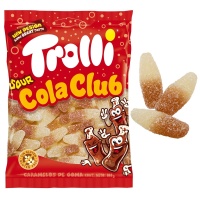 Garrafas de Cola - Trolli Cola Club - 100 gramas