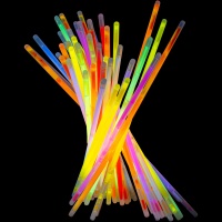 Bastões coloridos fluorescentes - 100 pcs.