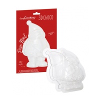 Molde 3D de Pai Natal para chocolate - Scrapcooking