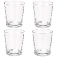 Copo de 360 ml às riscas - 4 unid.