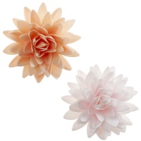 Bolacha de flor margarida gigante de outono 12,5 cm - Dekora - 1 unidade