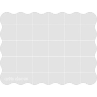 Base de carimbo acrílica ergonómica quadrada de 12 x 9 x 0,8 cm - Artis decor