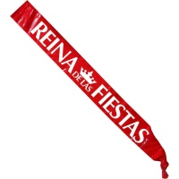 Faixa vermelha da Rainha das Festas