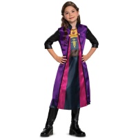 Frozen II Anna Traveler Costume para rapariga