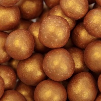Sprinkles de pérolas douradas de 8 mm - PME - 40 g