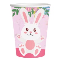 Copos bebé coelhinho 250 ml - 8 unidades