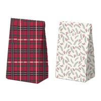 Envelope de oferta 32 x 26 x 10 cm Clássico de Natal - 4 unid.
