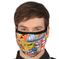 Máscara higiénica de Cómic reutilizável para adulto
