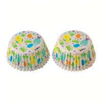 Cápsulas para cupcakes com pintinhos divertidos - Decora - 36 unidades