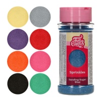 Polvilha fina colorida de açúcar 80 gr - FunCakes