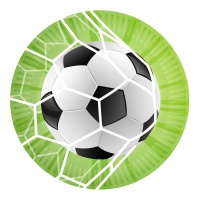 Pratos de golo de futebol de 23 cm - 8 unidades