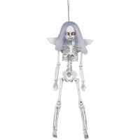 Pendente esqueleto de anjo alado de 40 cm