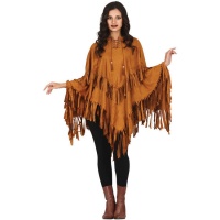 Poncho indiano para adultos