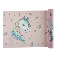 Caminho de mesa de Unicórnio de 30 cm - 5 m