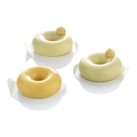 Forma de silicone para donuts 60 x 40 cm - Dekora - 24 cavidades