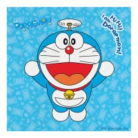 Guardanapos Doraemon 16,5 x 16,5 cm - 20 unidades