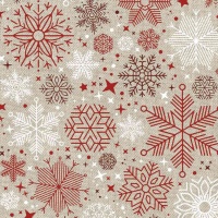 Tecido de lona reciclado Xmas Snowflakes - Katia