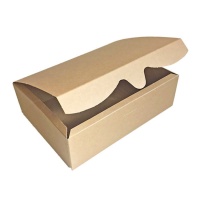 Caixa para bolachas kraft 22 x 16,3 x 6,3 cm