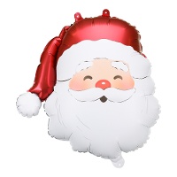 Balão de Papai Noel Simpático de 42 x 43,5 cm - Partydeco
