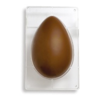 Molde para ovos de chocolate 250 g - Decora - 1 cavidade