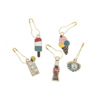 Marcadores de ponto de aço em forma de sorvetes e refrigerantes - Milward - 5 unidades