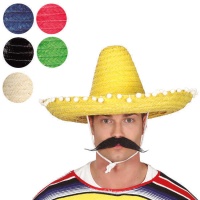 chapéu mexicano com borlas de 50 cm