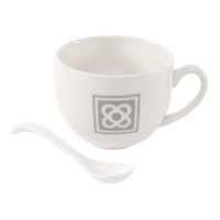 Caneca de café Panot de 265 ml com colher