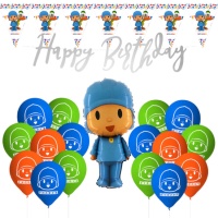 Pack decoração festa Pocoyo - 19 peças