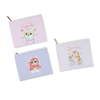 Carteira com tema de gatos fantasia de 12,5 x 10,5 cm - 1 unidade