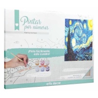 Pintura por números Noite de Estrelas de 40 x 29,5 cm - Artis decor