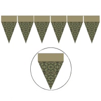 Galhardete de camuflagem militar - 3 m