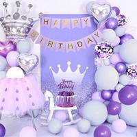 Kit Balões de Aniversário Princesa - Monkey Business - 50 peças