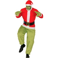 Fantasia de Natal Grinch para adultos