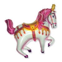 Balão Cavalo de Carrossel 98 x 90 cm - Festa Conver