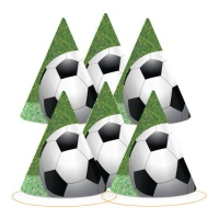 Bonés de futebol - 6 peças