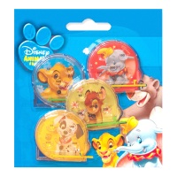 Conjunto de bolas de pinos dos desenhos animados da Disney - 4 unidades