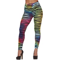 Leggings com estampado de tigre