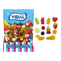 Saco sortido de mini gomas de mascar - Fab Mix Vidal - 1 kg