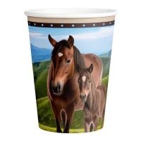 Copos de cavalo de 266 ml - 8 unidades