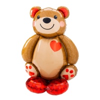 Balão gigante com base de urso de peluche 1,21 x 0,86 m - Anagrama