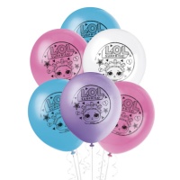 Balões de látex de LOL Surprise de 30,4 cm - Unique - 8 unidades