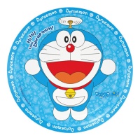 Pratos Doraemon 18 cm - 8 unidades