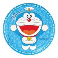 Pratos Doraemon de 18 cm - 8 unidades