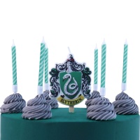 Velas Slytherin - 6 unidades