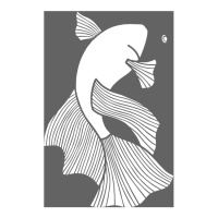 Estêncil de peixe 10 x 15 cm - Artemio