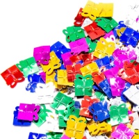 Confettis de presentes de aniversário em cores sortidas de 20 gr.