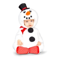 Fato de boneco de neve para bebés