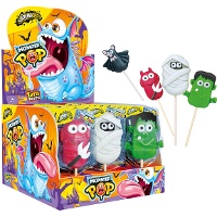 Pirulitos de monstros de Halloween, 35 g - 36 unidades