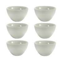 Taça redonda de porcelana branca 0,6 L - 6 unid.