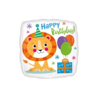 Balão leão feliz aniversário 43 cm - Anagrama